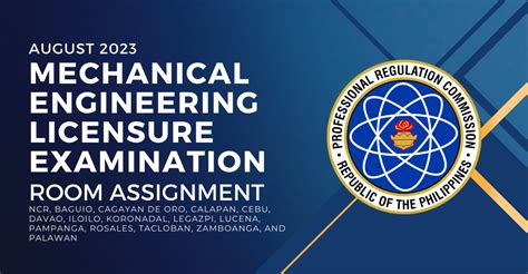 mechanical engineering licensure exam 2023|August 2023 Mechanical Engineer Licensure Examination .